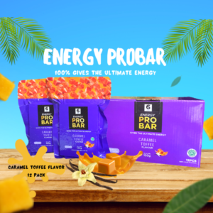 ENERGY PROBAR CARAMEL TOFFEE 12 PACKS