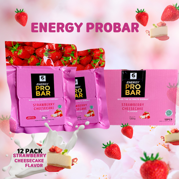 ENERGY PROBAR STRAWBERRY CHEESECAKE 12 PACKS